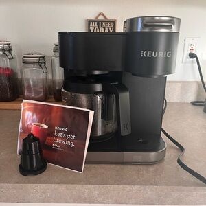 Keurig Duo Silver and Black Coffee Brewer